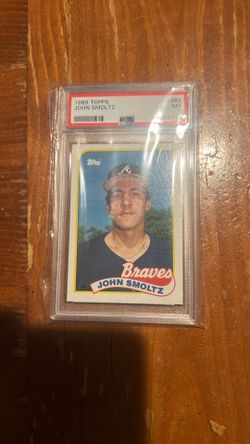 1989 Topps John Smolts 382 PSA 7