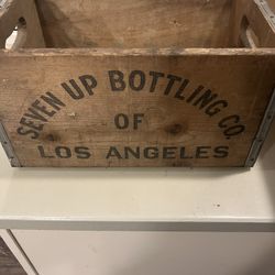 Antique 7UP Wood Box