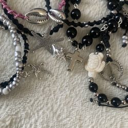 Handmade Black Beach Bracelets