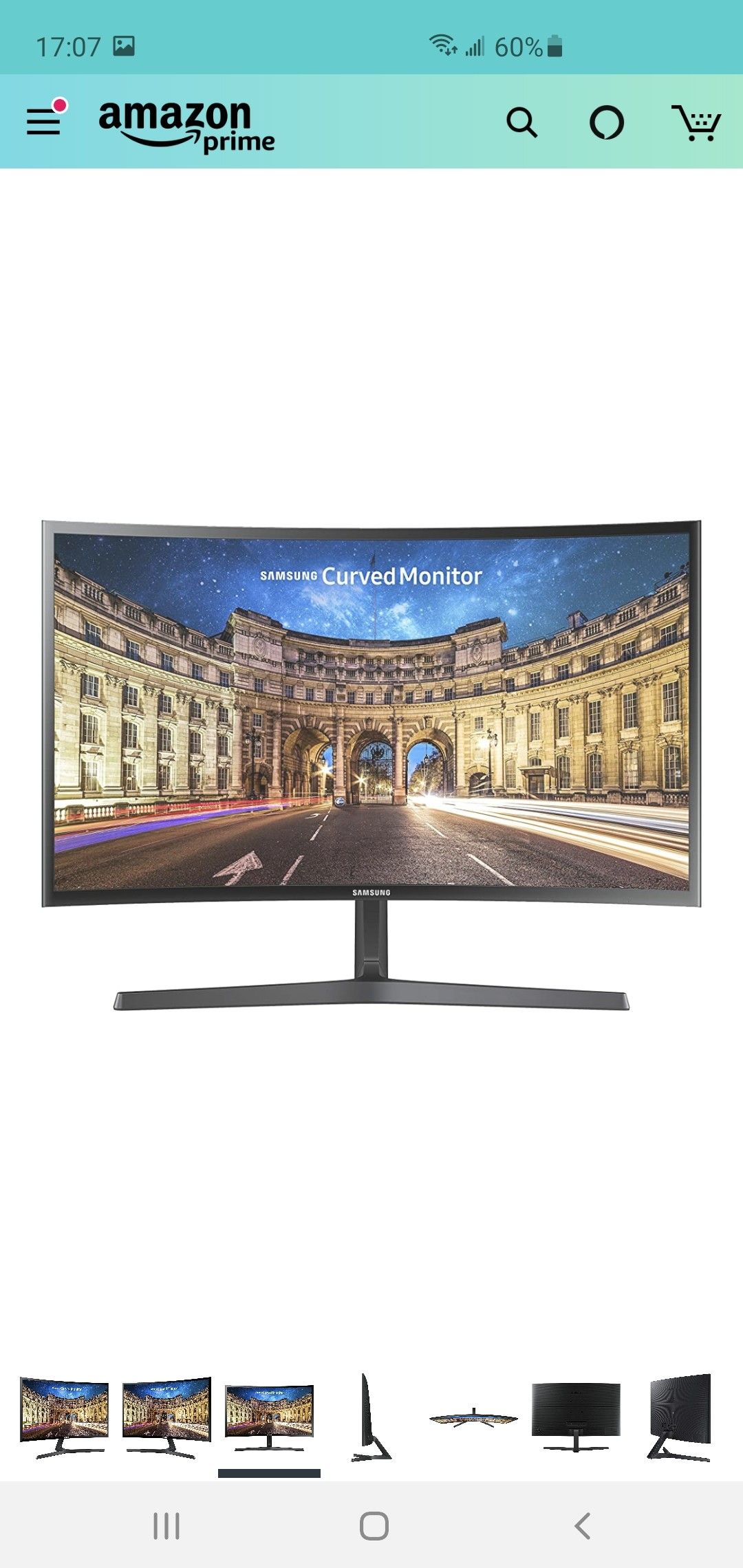 Samsung curved monitor