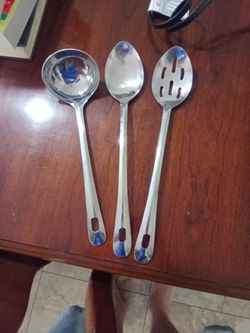 Stainless steel cooking utensils