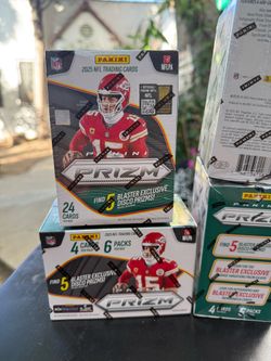 2025 Panini NFL Prizm Blaster Boxes Trading Cards