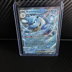 Blastoise ex 151 Ultra Rare Pokémon TCG 009/165 Scarlet & Violet
