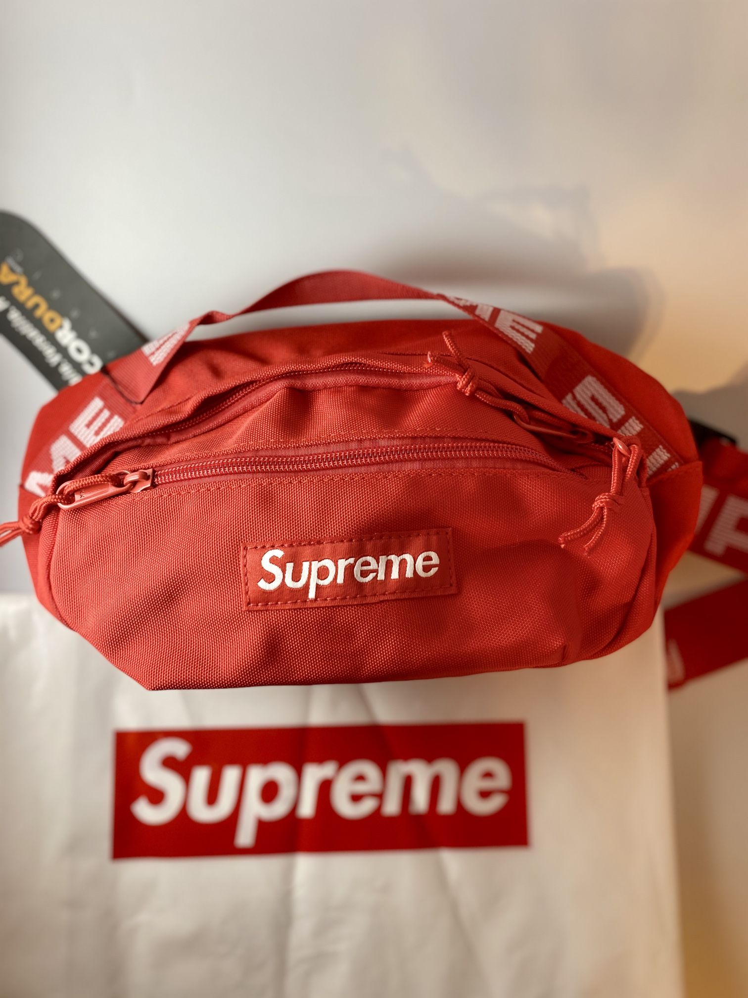 Supreme Waist Bags Brand New Blue & Red