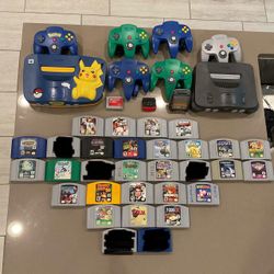 N64 nintendo 64 consoles games