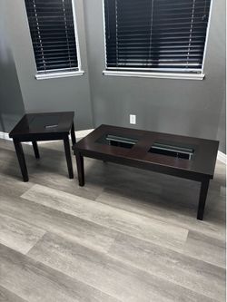 Coffee Table And Side End Table