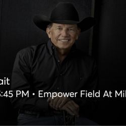2 Tickets George Strait, Chris Stapleton, Saturday June 24th, Mile High Thumbnail