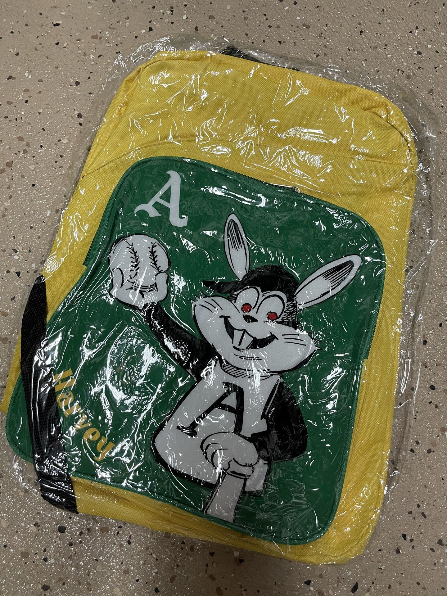 Oakland A’s Harvey The Rabbit Backpack SGA