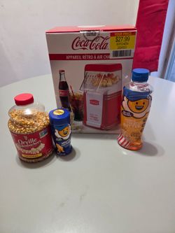 Coca cola popcorn maker bundle