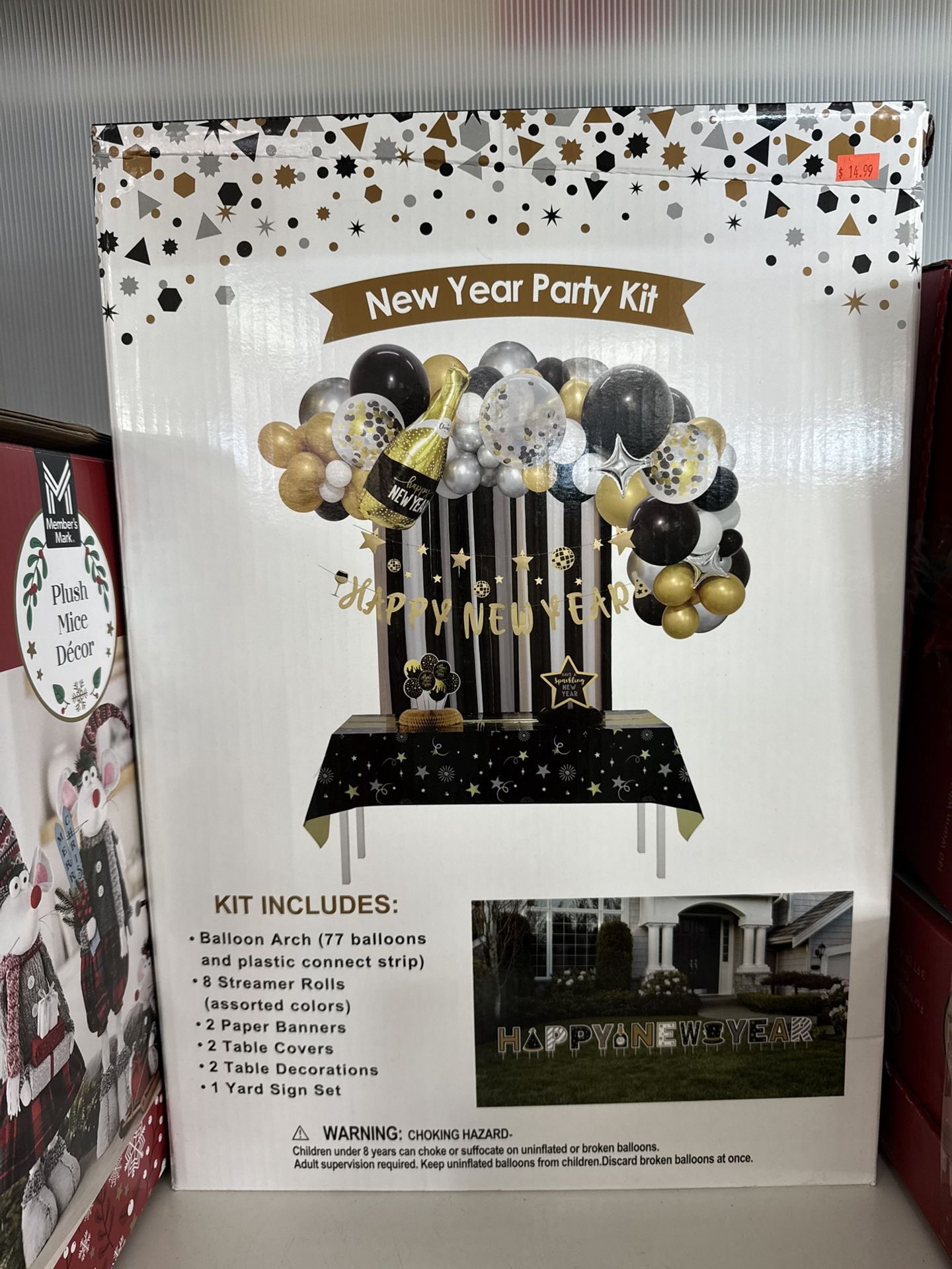 New Years Balloon Decor Kit
