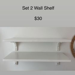 Set 2 Wall Shelf