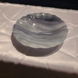 Unmarked Decorative Dish Gray/Blue