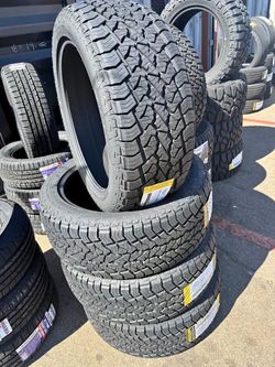 285-45-22 AT $550 CASH OUT THE DOOR All Terrain Tires installed (4) New 50,000 Mile Warranty