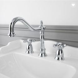Victorian Bathroom Faucet- Polished Chrome