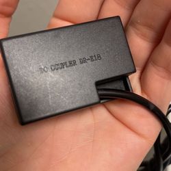 3 canon  Dr-e18 Dummy Battery Coupler Wall Battery