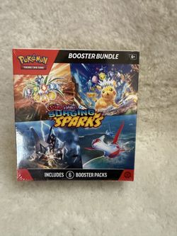 Brand New Pokémon Trading Cards Scarlet & Violet Surging Sparks Booster Bundle