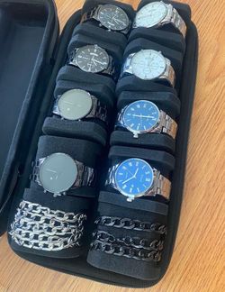 ‼️Free metal Bracelet ‼️with a purchase of a Brand New Brand New Men’s watch $50 each