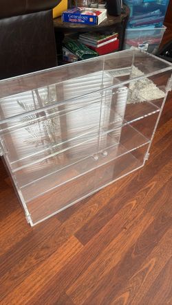 Custom Clear Display Case. 