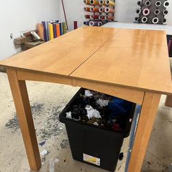 Tall Wooden Table 