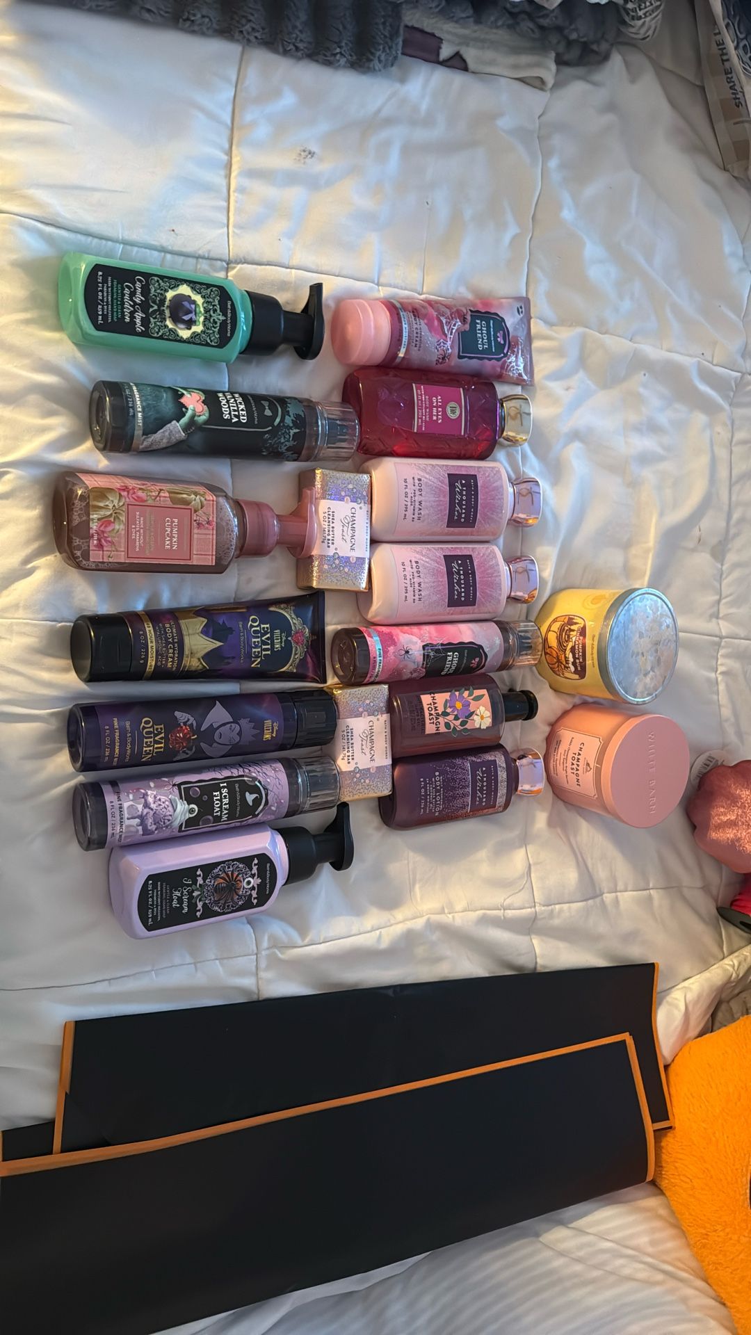 bath and body work products 
