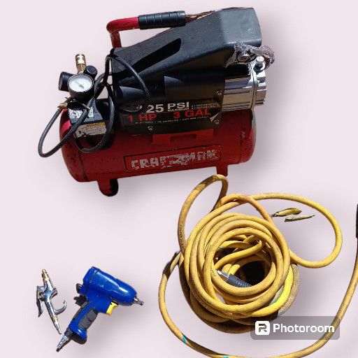 Craftsman Air Compressor 1.25Psi w Accessories 