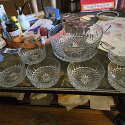 Glcoloc Salad Glass Bowl Set 