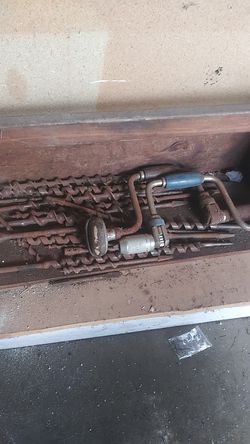 Old wood drill bits