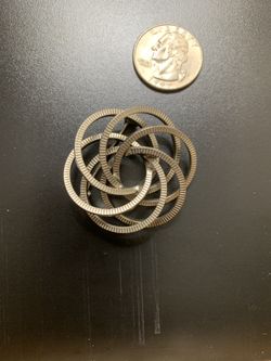 Vintage Silvertone Circle Pin