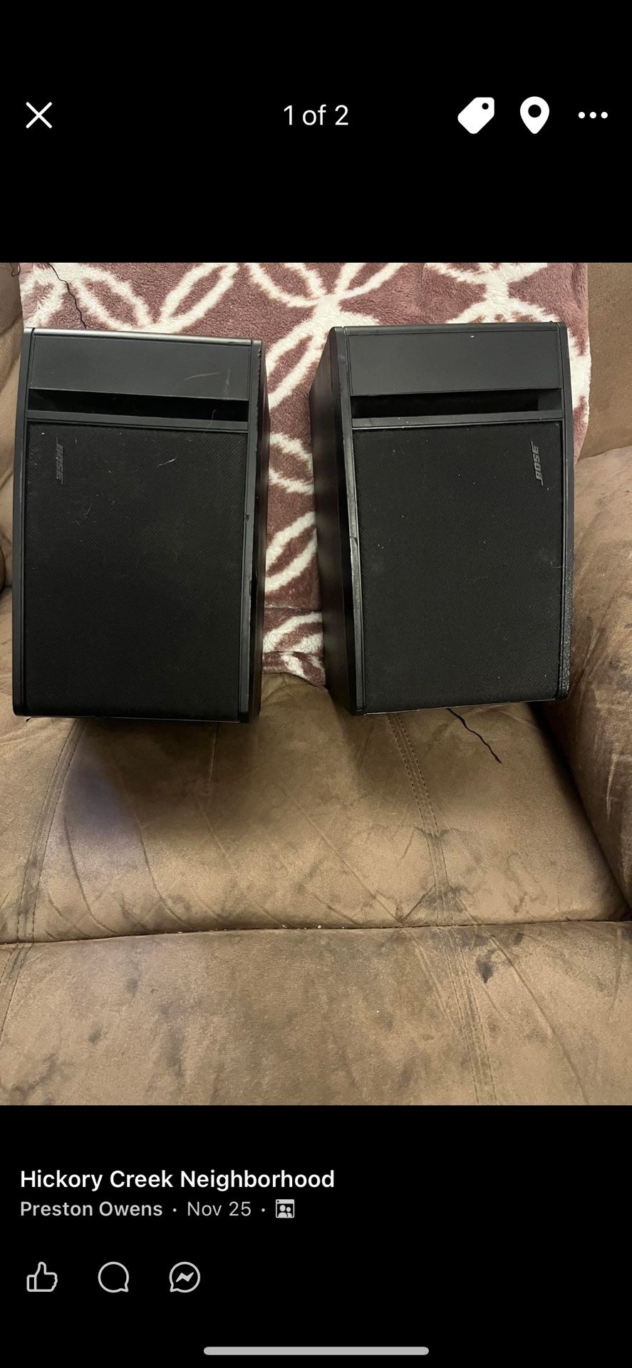 Bose Shelf Speakers 40w