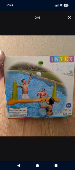 Inflatable volleyball pool