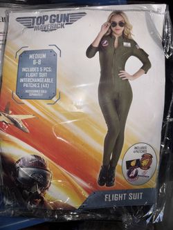 Top gun Women’s Flight Suit Size Med 6-8