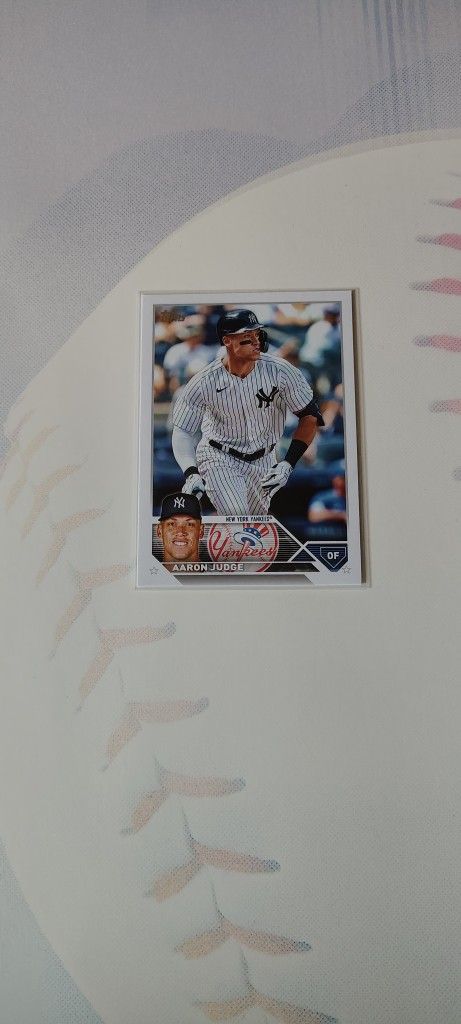 AARON JUDGE 2023 Topps #62 series one And Smlb 13 Card