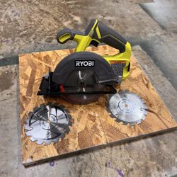 Ryobi 18v cordless 5 1/2in circular saw tool only