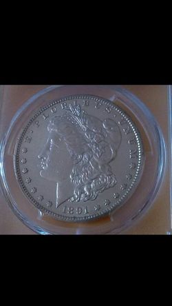 1891 s Morgan Silver Dollar PCGS