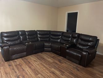 Real leather electric recliners