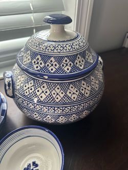 Set of Moroccan soup