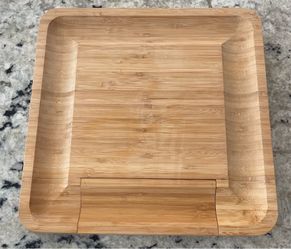Bamboo Cheese Board & Knife Gift Set, Charcuterie Serving Tray