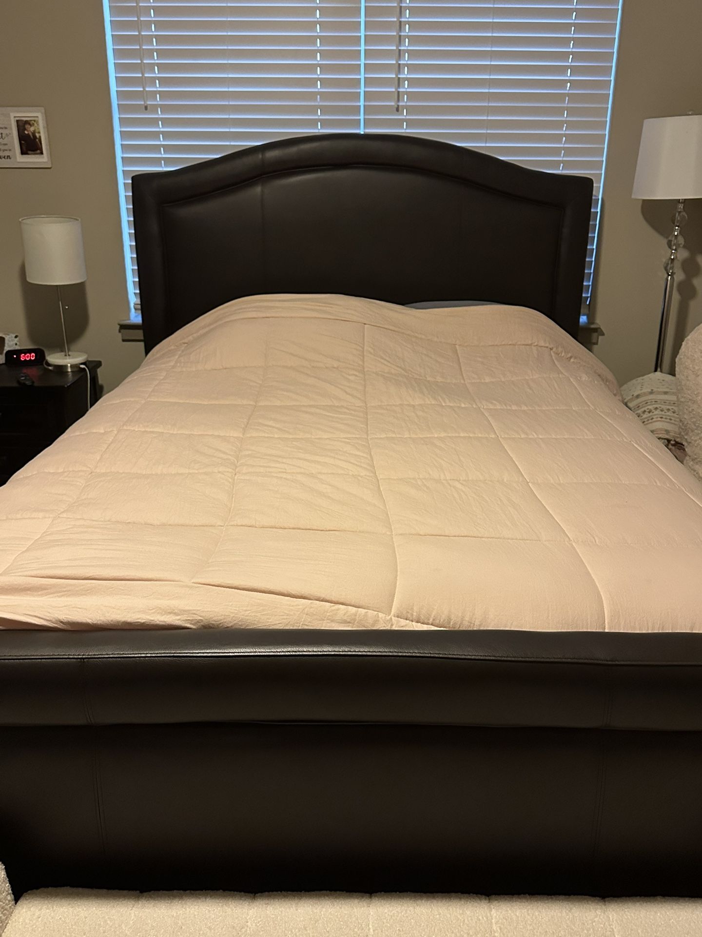 Queen Bed Frame (with Optional Mattress And/or Box Spring)