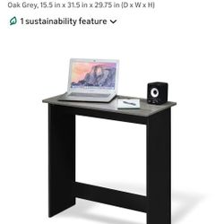 FURINNO Simplistic Study Table - French Oak Grey