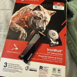 PC Storage - 1 X 4tb HDD 1 X 1tb SSD