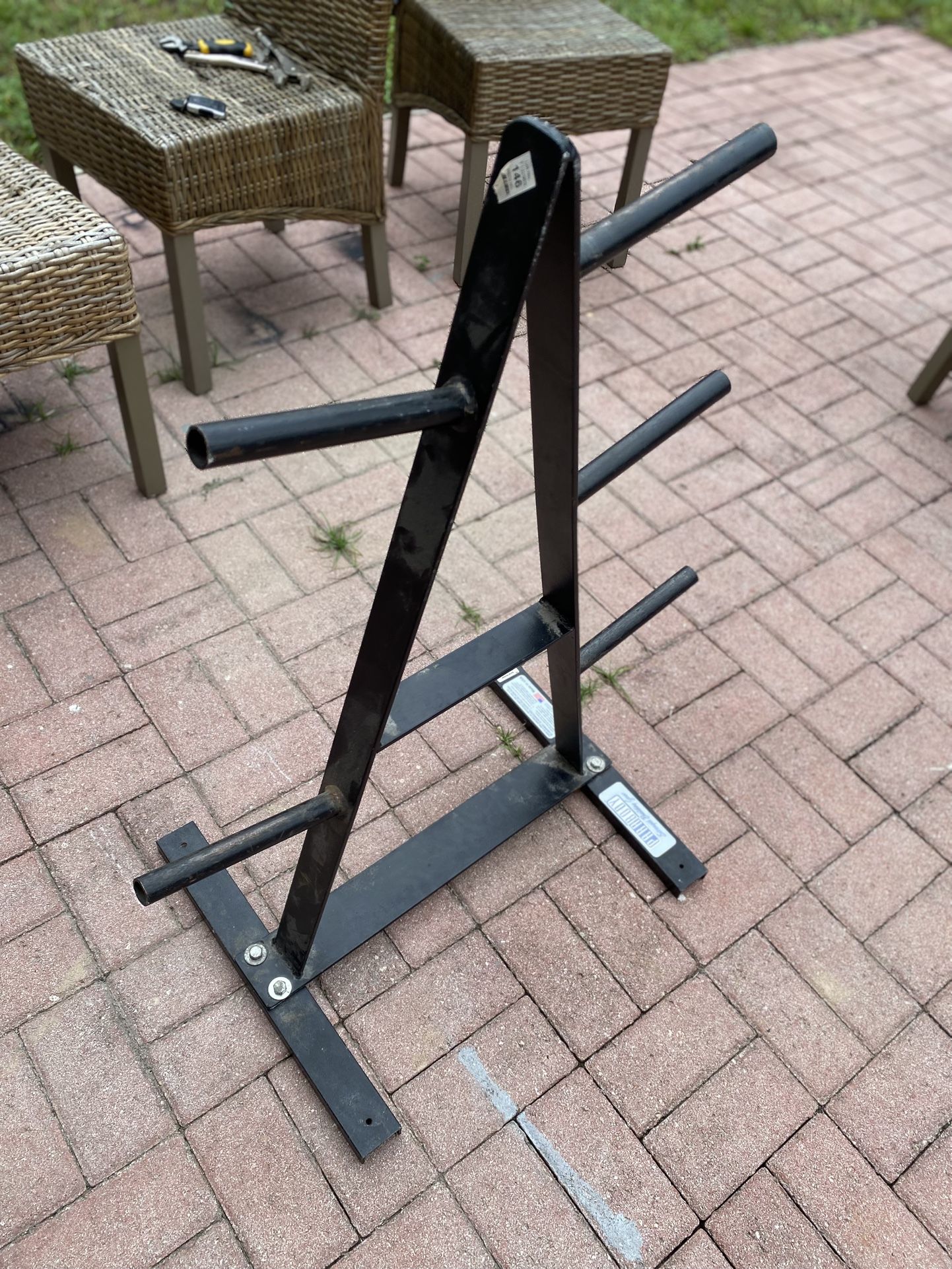 Weight Plate Rack