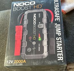 NOCO Boost GB70 2000A UltraSafe Jump Starter, 12V Lithium Battery Booster