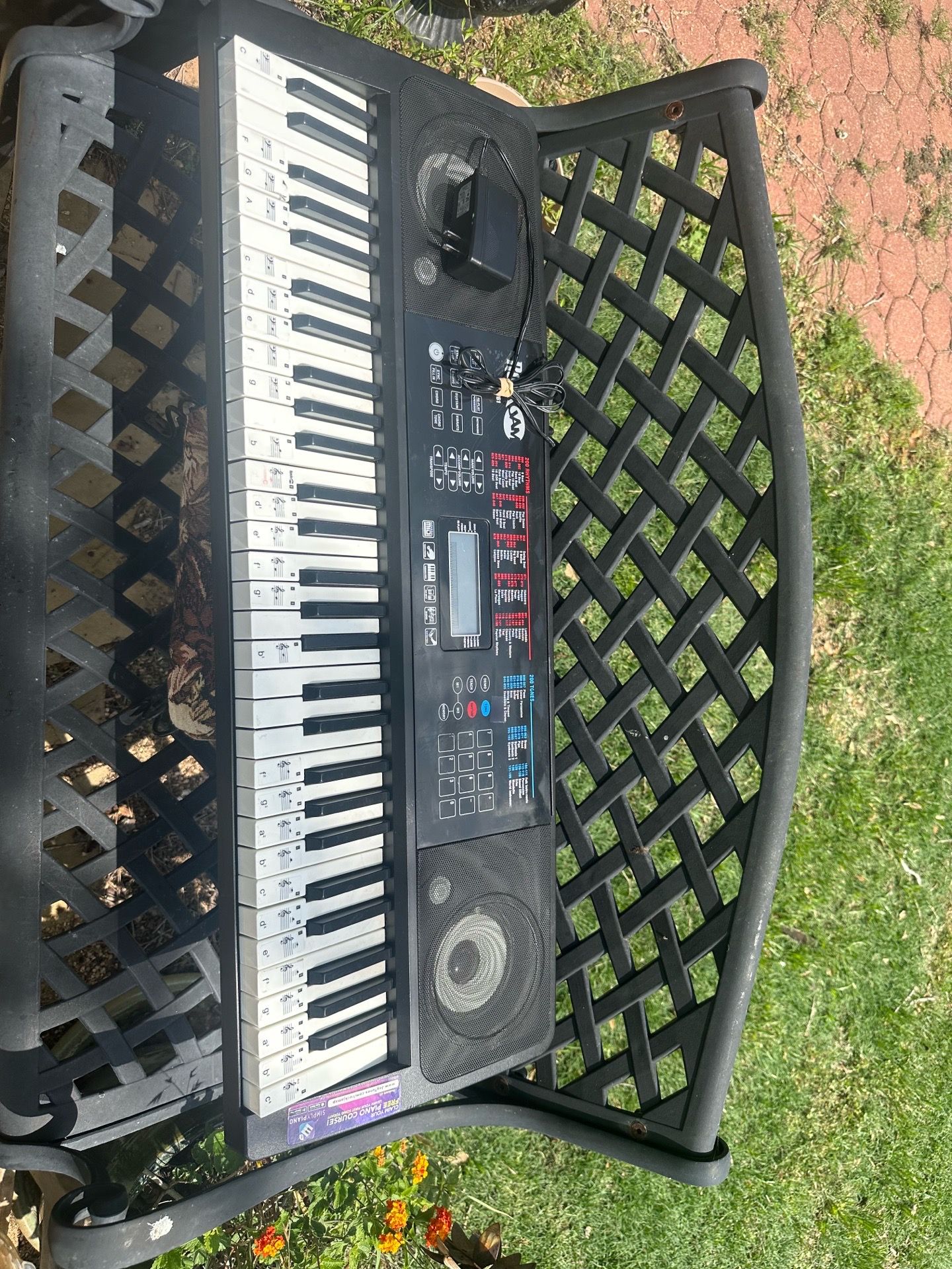 RockJam RJ761 | 61-Key Interactive Teaching Keyboard