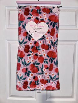 Betsey Johnson Berry Plush Throw