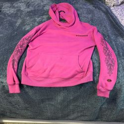 Chrome Heart Pink Hoodie Size Medium 