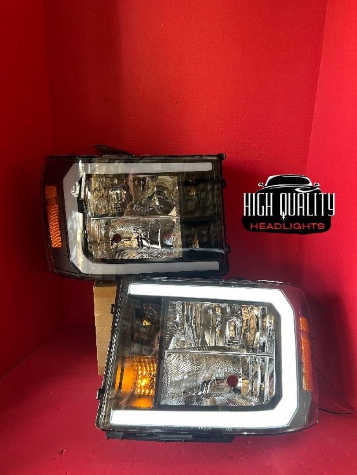 GMC SIERRA 2007. 2013 headlights.