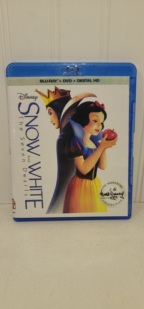$5 DISNEY BLU RAY MOVIE. SNOW WHITE AND THE SEVEN DWARFS. BLU RAY ONLY. NO DIGITAL. $5 OR TRADE FOR A MOVIE TITLE I DO NOT ALREADY OWN.