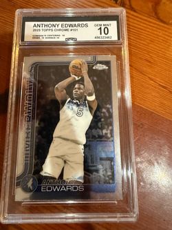 2025 TOPPS CHROME 151 ANTHONY EDWARDS