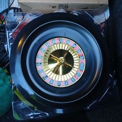 Roulette Table And Poker Chip