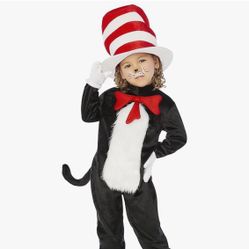 2T Cat In The Hat Costume 